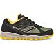 Kids' Saucony Cohesion Tr14 Lace Sneakers Black / Olive / Yellow | Singapore 854CTVE